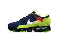 nike air vapormax flyknit fashion sneakers dark blue green